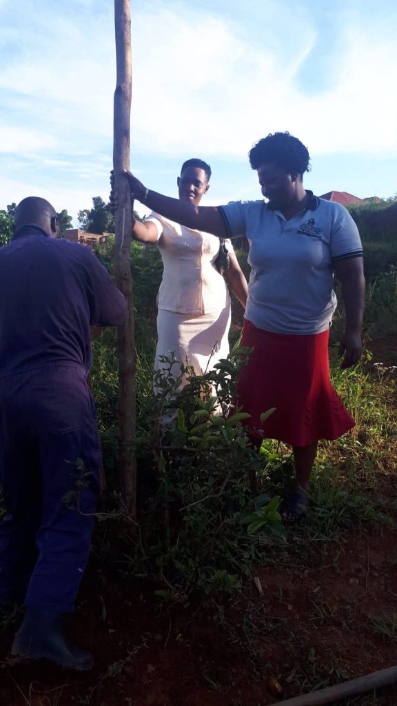 Members of the church visiting a rural community